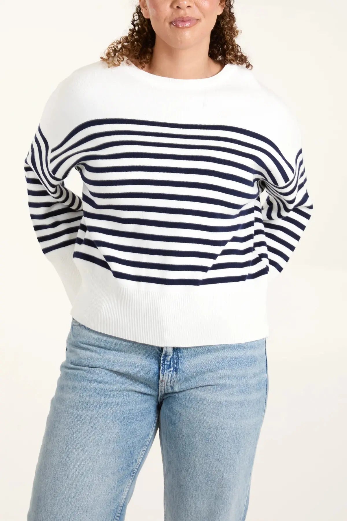 Round Neck Classic Striped Jumpers The Style Closet