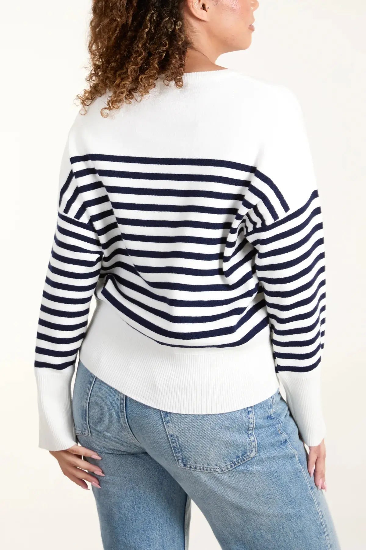 Round Neck Classic Striped Jumpers The Style Closet