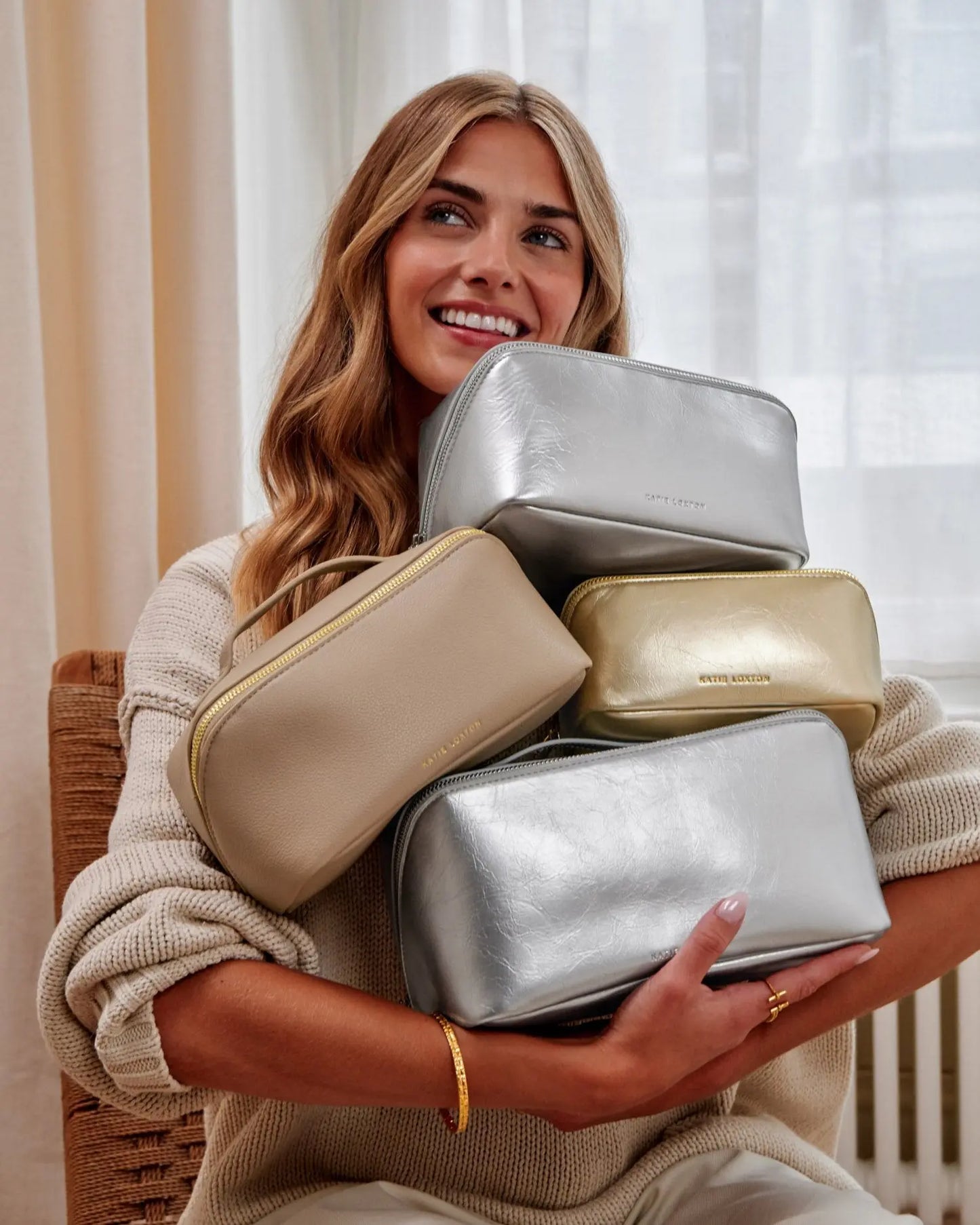 Patent Crackle Large Makeup & Wash Bag The Style Closet