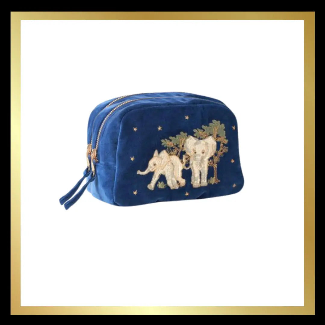 Elizabeth Scarlett Elephant Cosmetic Bag The Style Closet