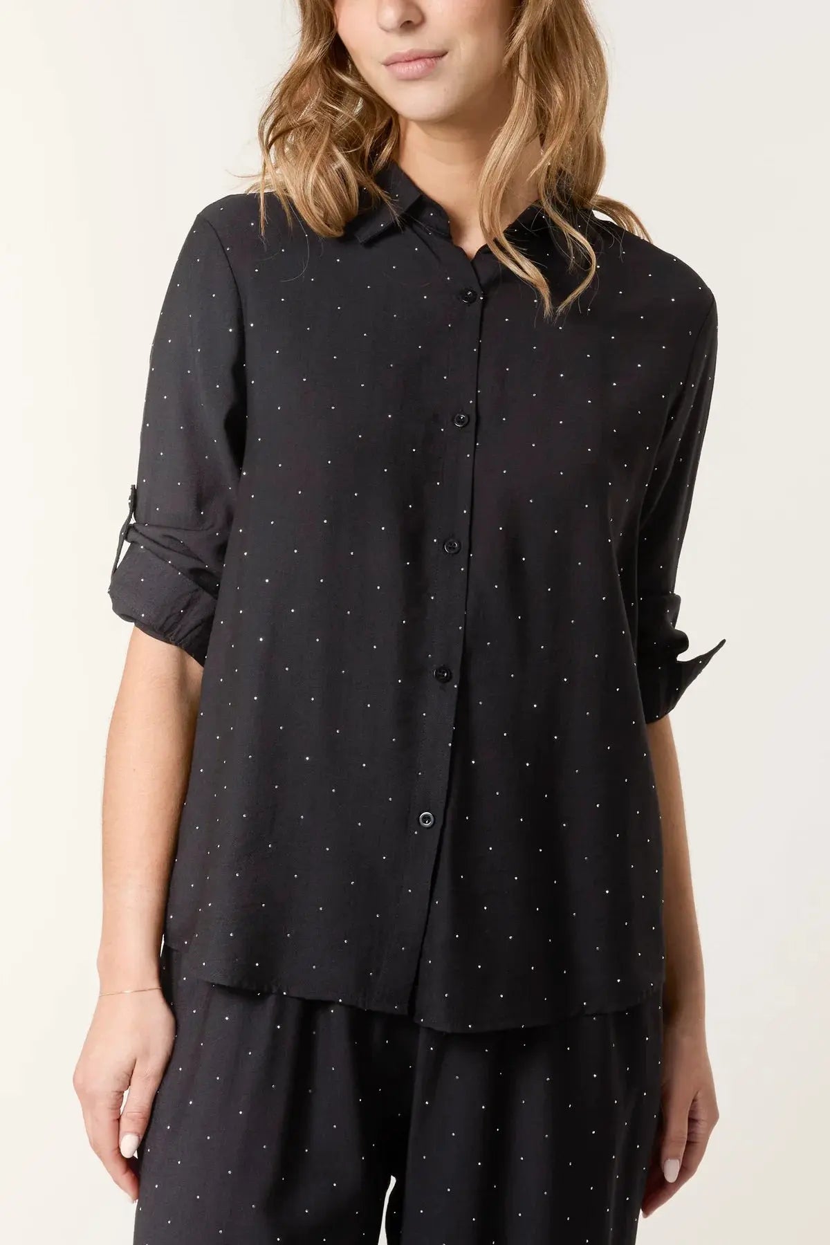 SPARKLY SHIRT & TROUSER CO-ORD SET The Style Closet