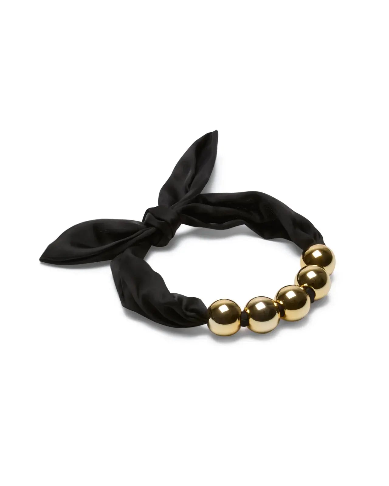 Herne Satin Ball Necklace | Silver The Style Closet
