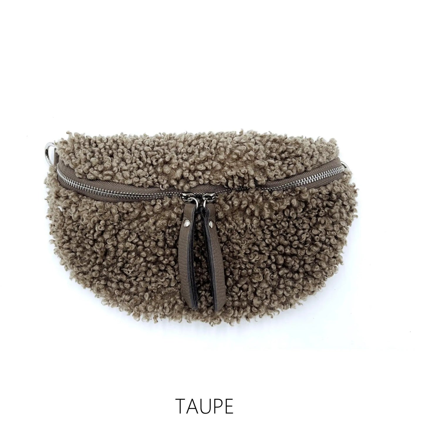 Teddy Bum Bag with Leather Strap The Style Closet