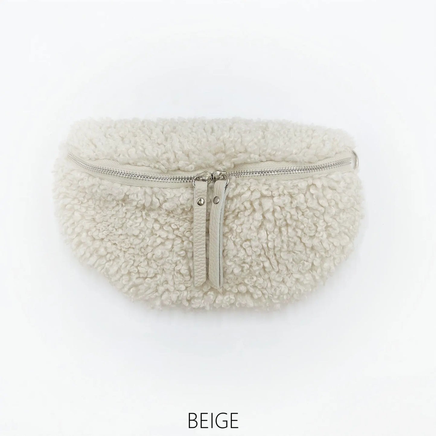 Teddy Bum Bag with Leather Strap The Style Closet