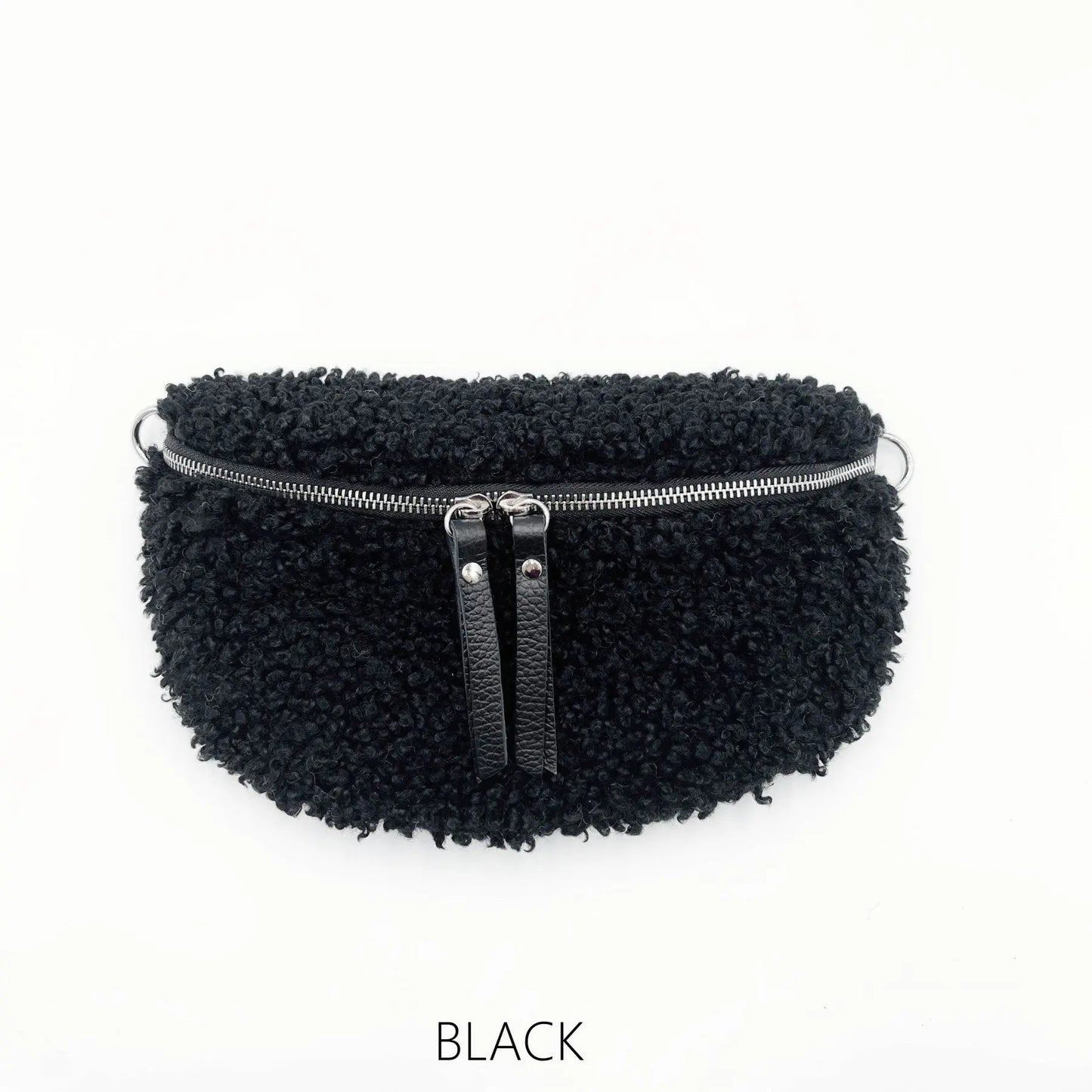 Teddy Bum Bag with Leather Strap The Style Closet