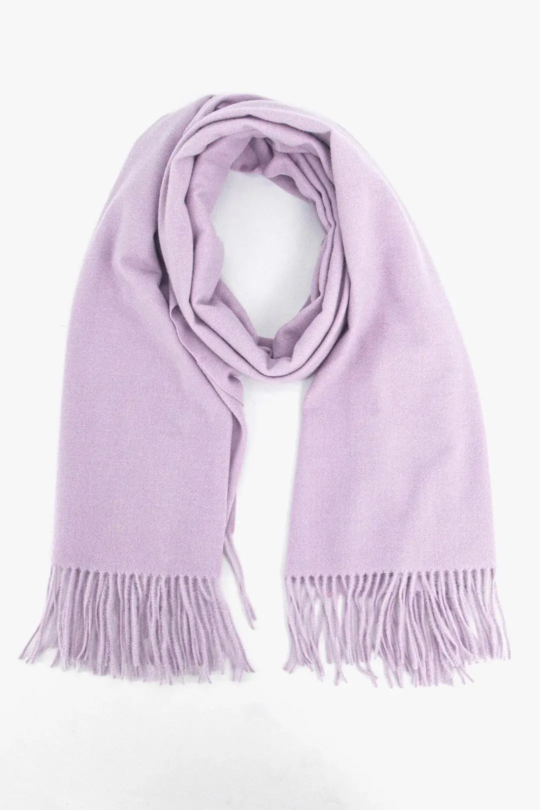 Luxury Plain Tassel Edge Scarves The Style Closet