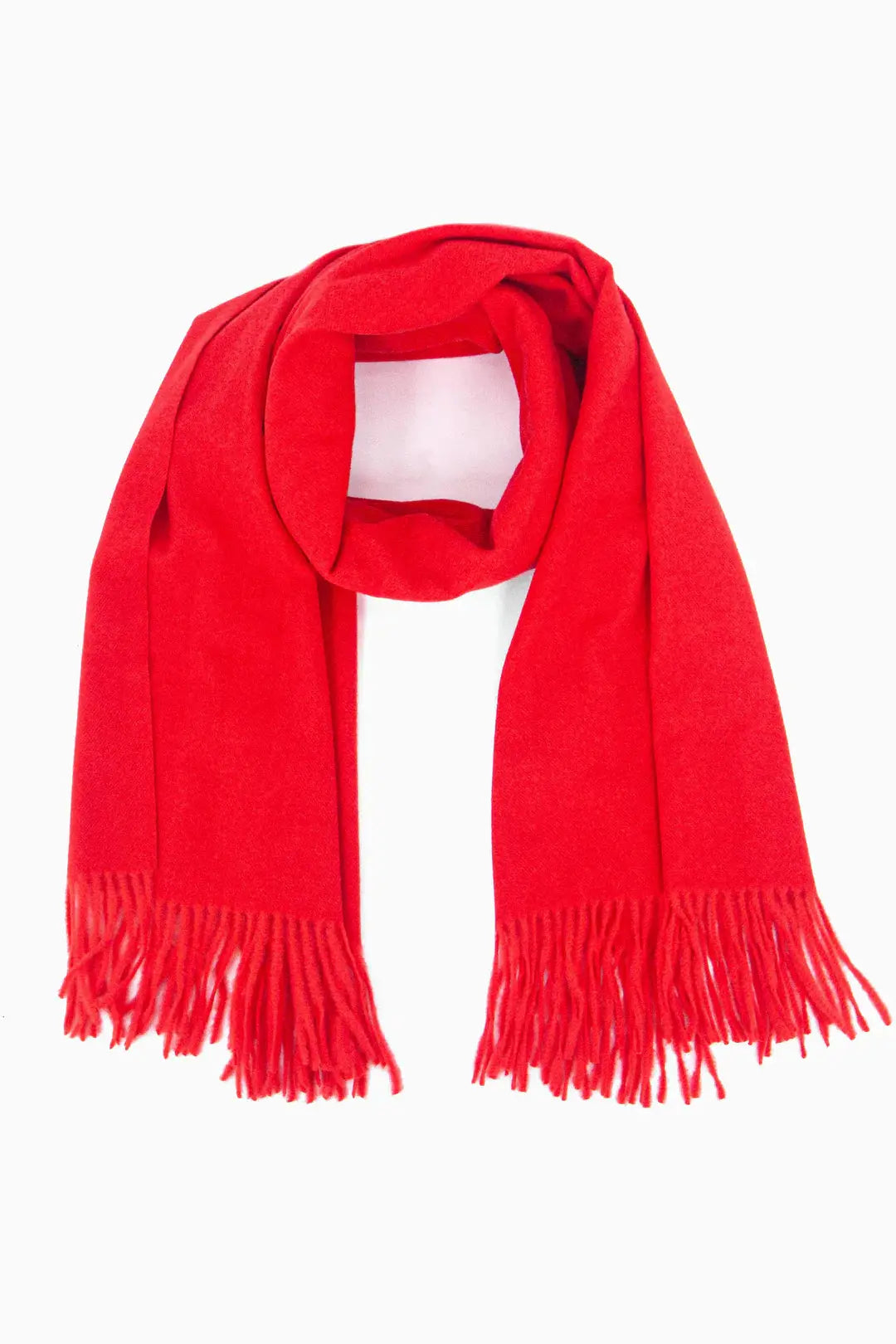 Luxury Plain Tassel Edge Scarves The Style Closet
