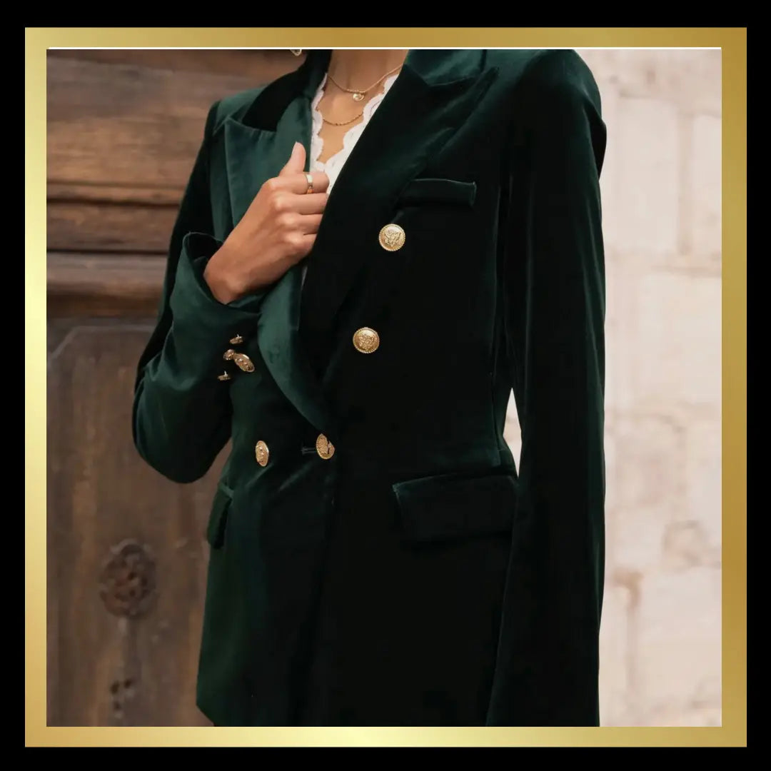 Balmain Style Velvet Blazer The Style Closet