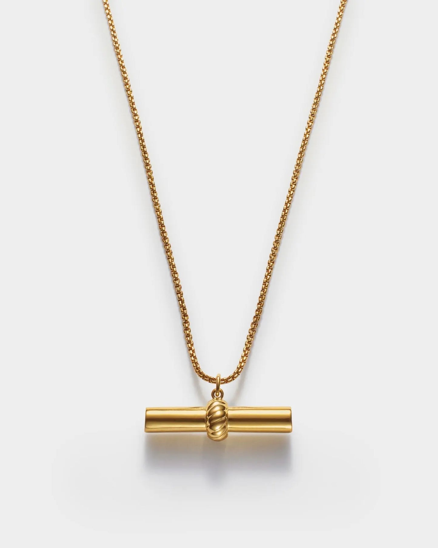 Katie Loxton Themis Waterproof Gold T-Bar Necklace The Style Closet