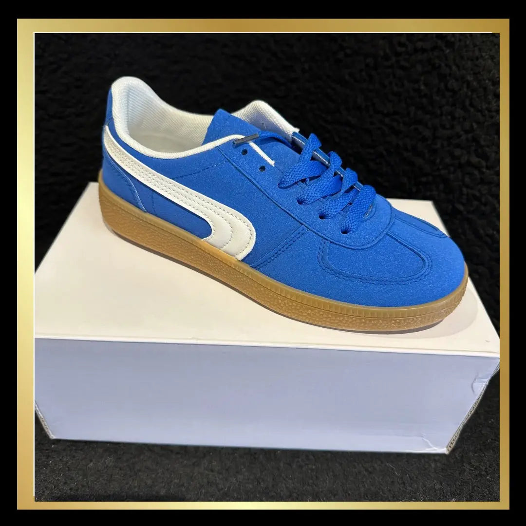 Royal Blue Trainers The Style Closet
