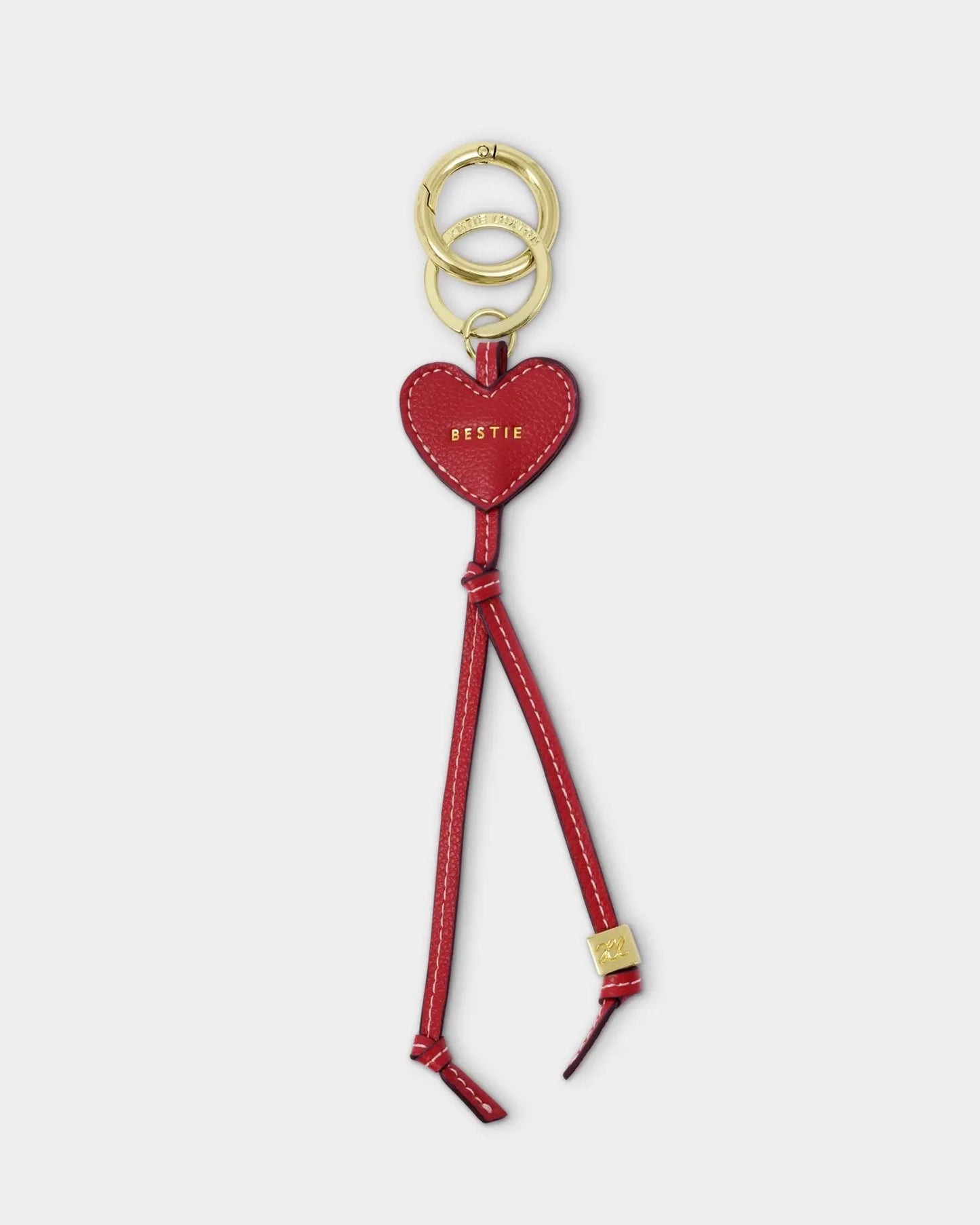 Heart Bag Charm Keyring The Style Closet