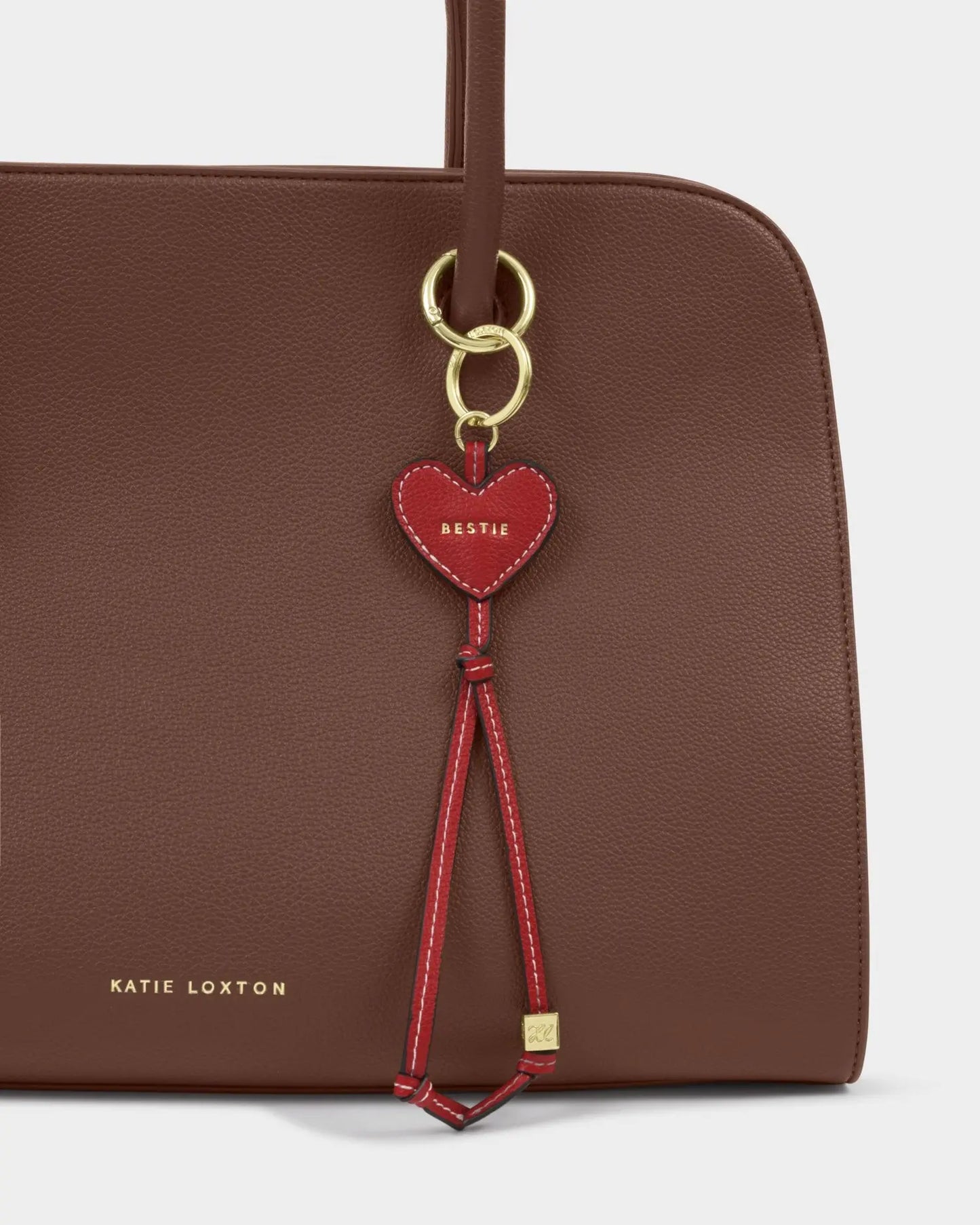 Heart Bag Charm Keyring The Style Closet