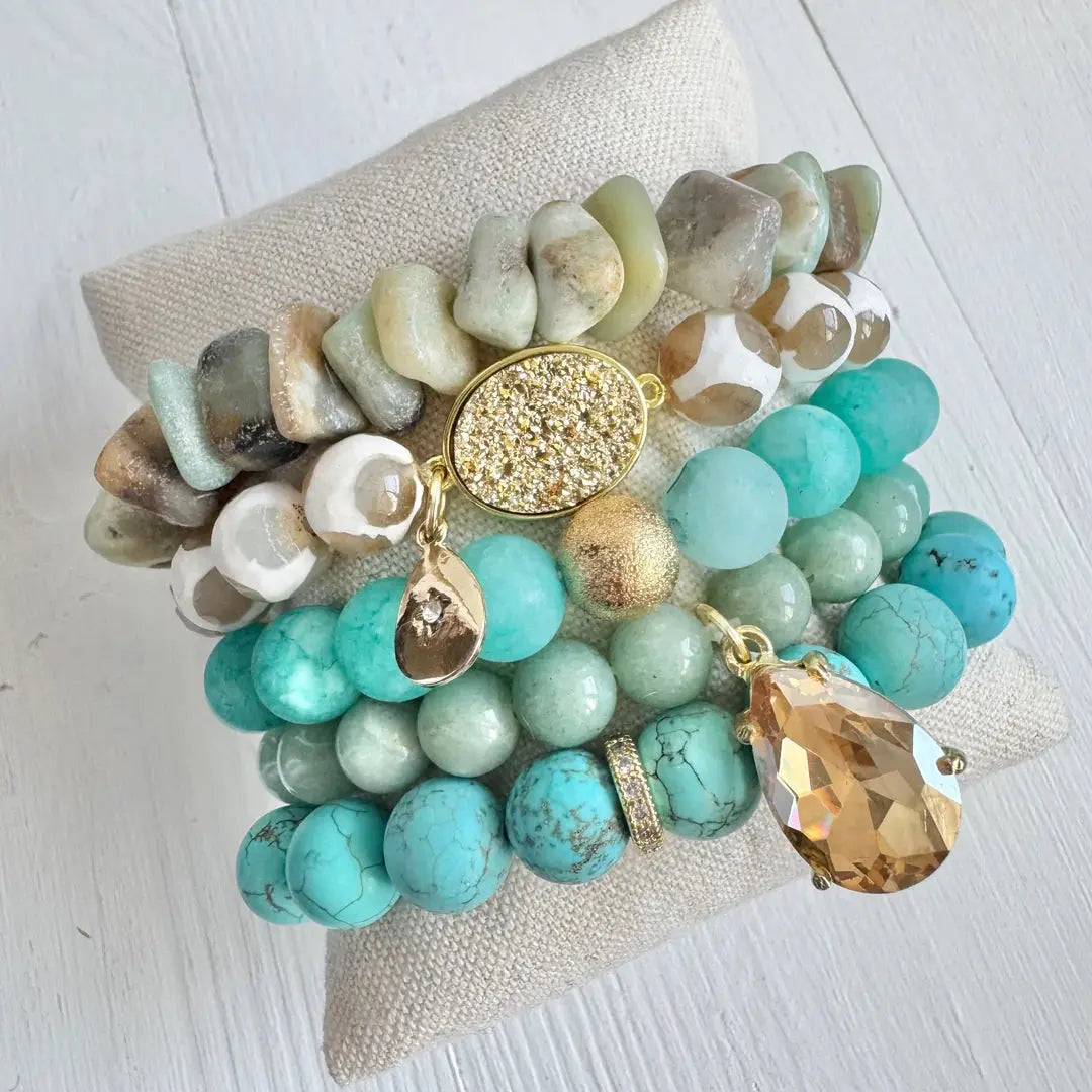TURQUOISE Bohemia Bracelet Stack The Style Closet