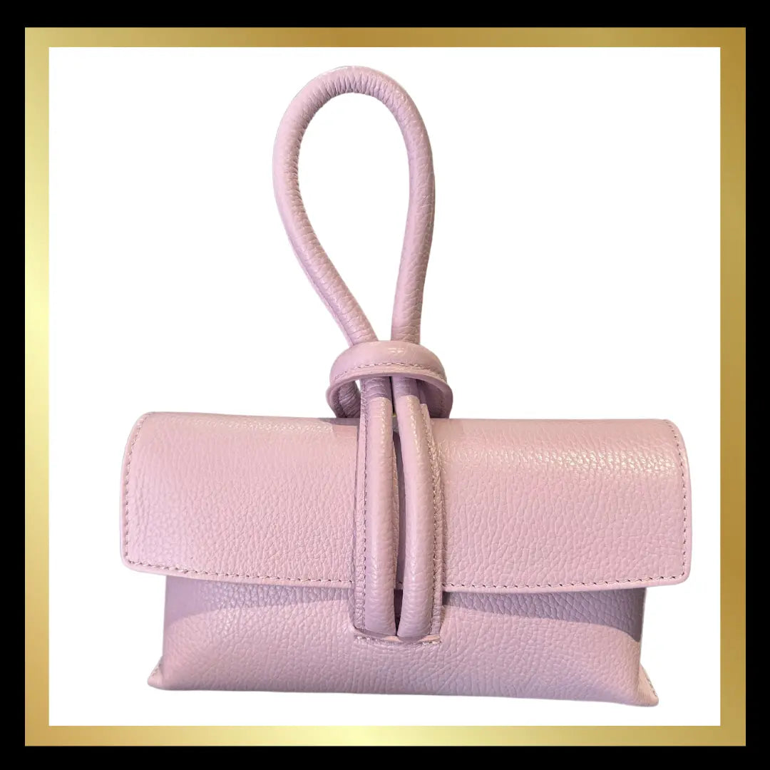 Leather Loop Handle Bag The Style Closet