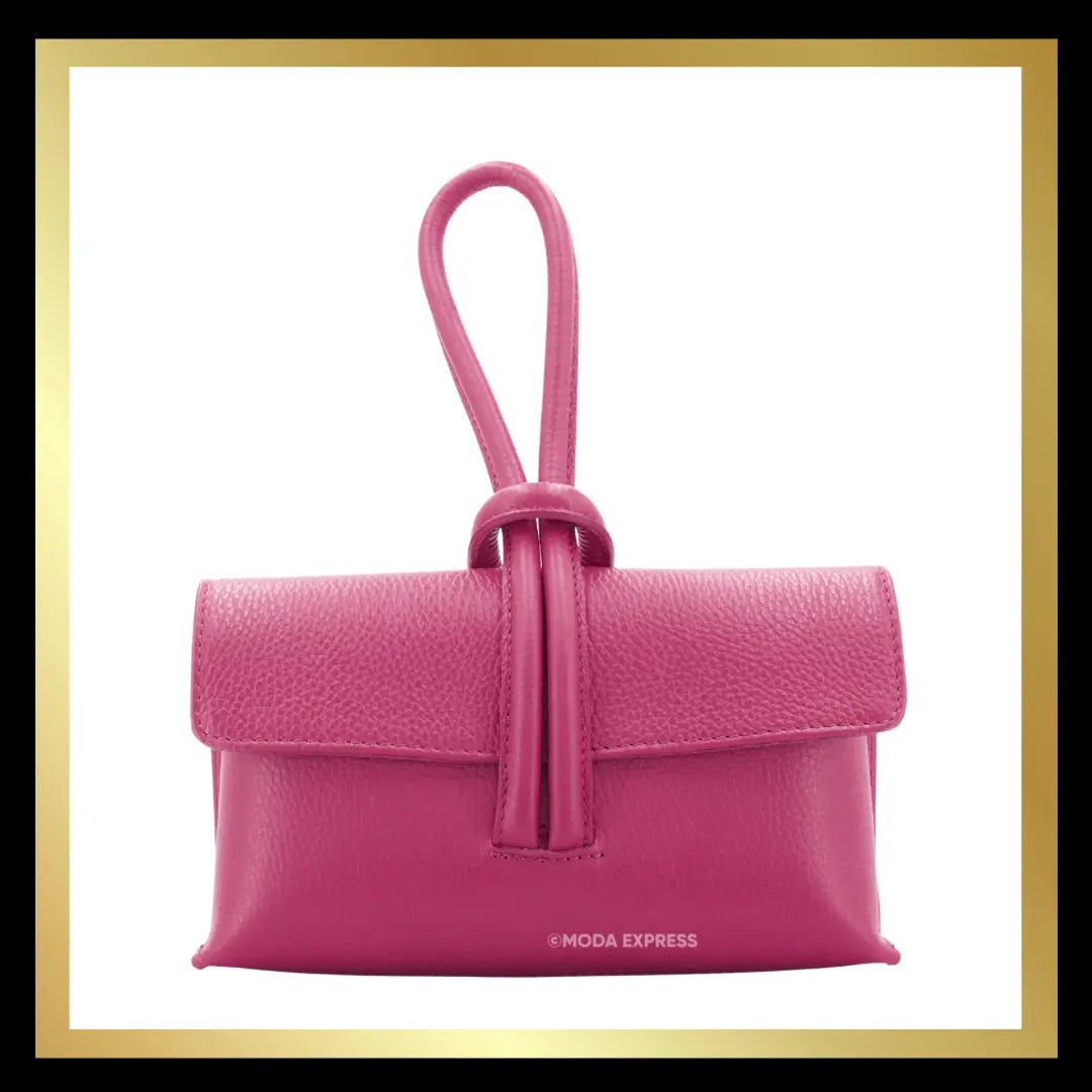 Leather Loop Handle Bag The Style Closet