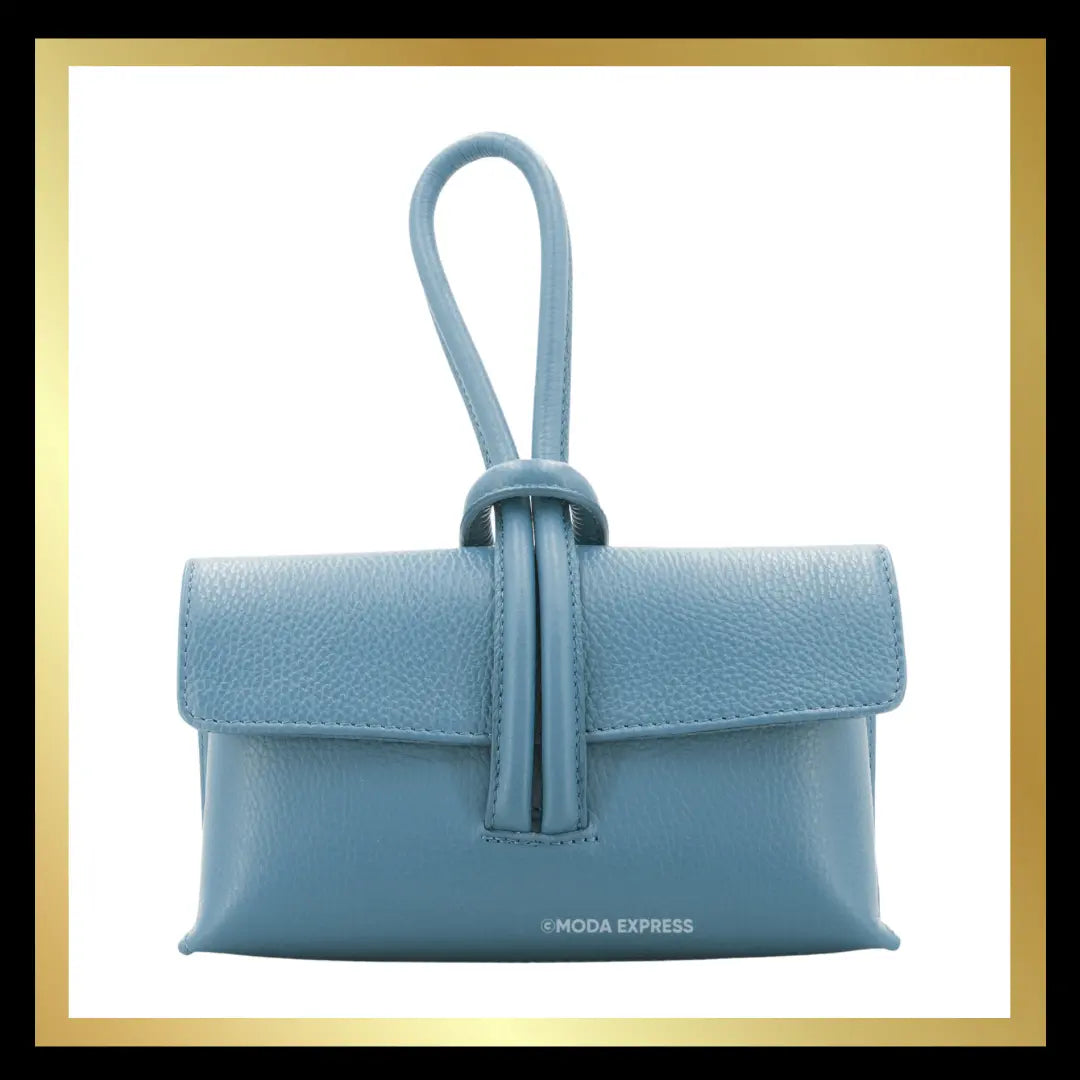 Leather Loop Handle Bag The Style Closet
