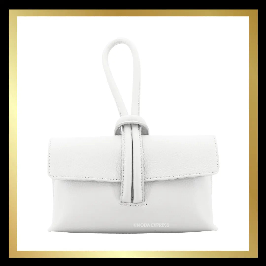 Leather Loop Handle Bag The Style Closet