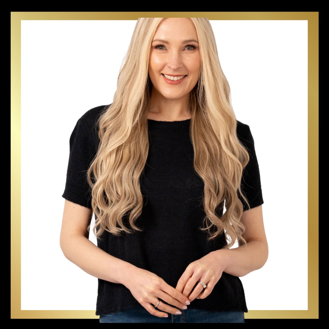 Wool Blend Short Sleeve Box Jumper