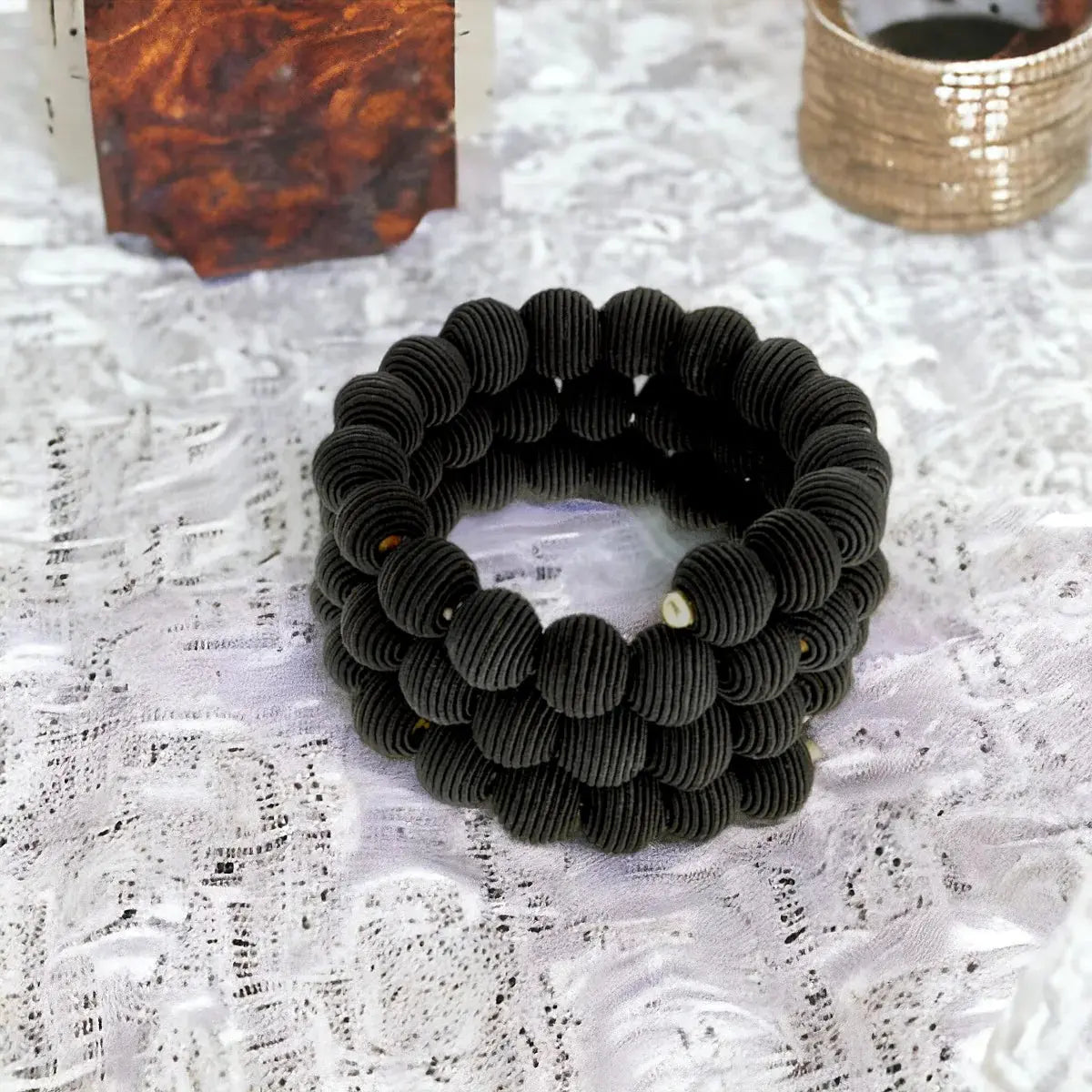 Woven Ball Bracelet The Style Closet