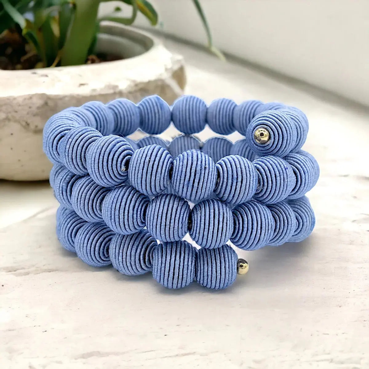 Woven Ball Bracelet The Style Closet