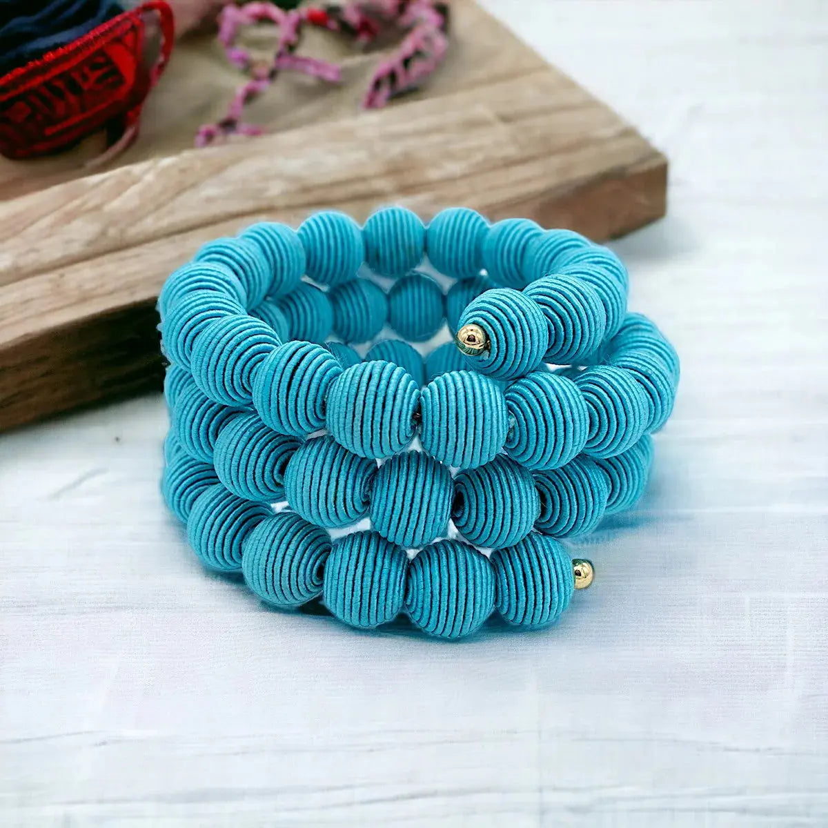 Woven Ball Bracelet The Style Closet