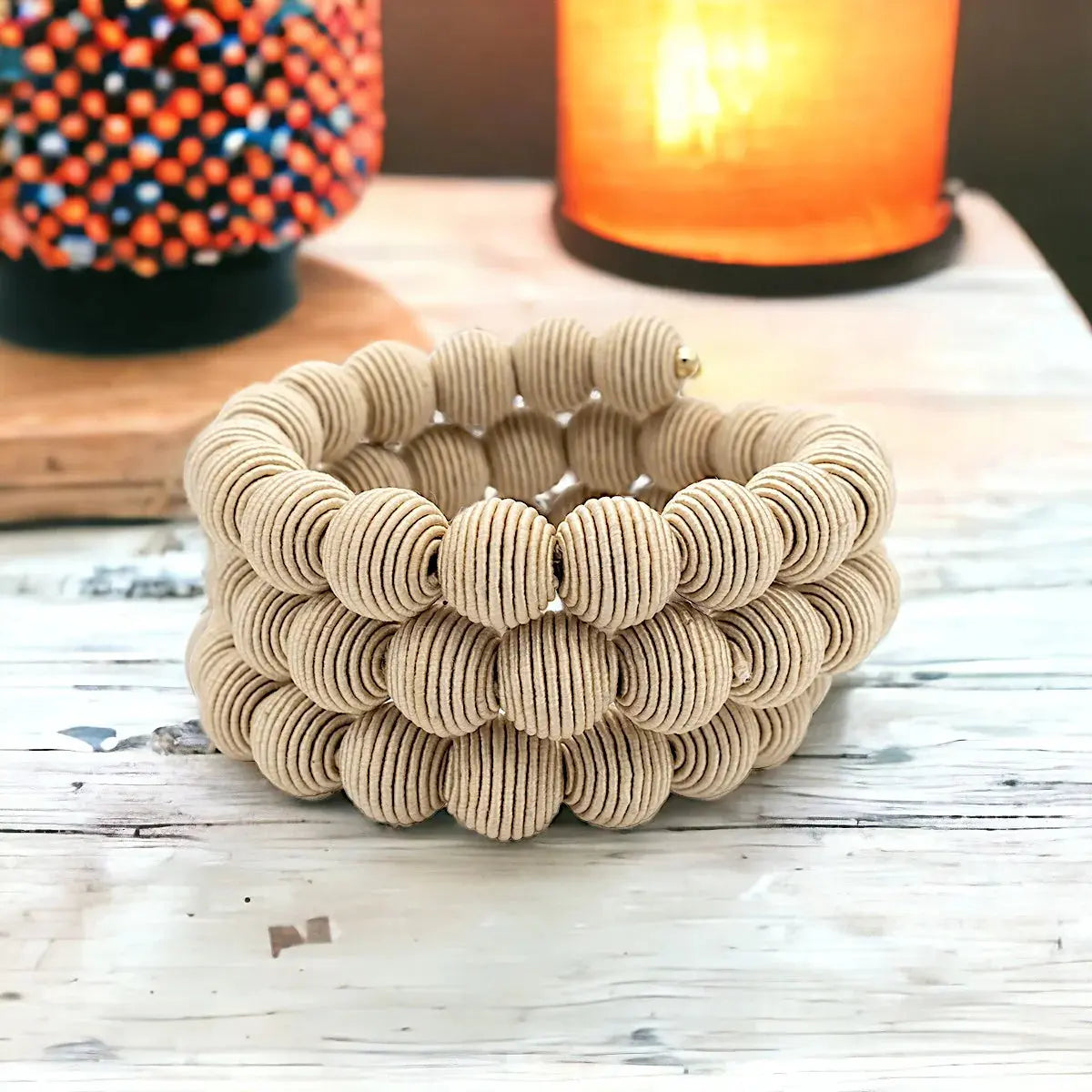 Woven Ball Bracelet The Style Closet