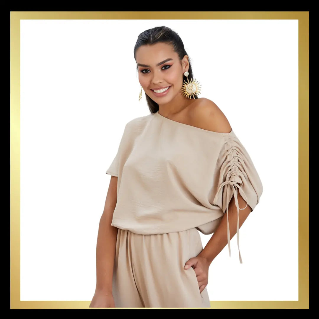 Off The Shoulder Jumpsuit The Style Closet