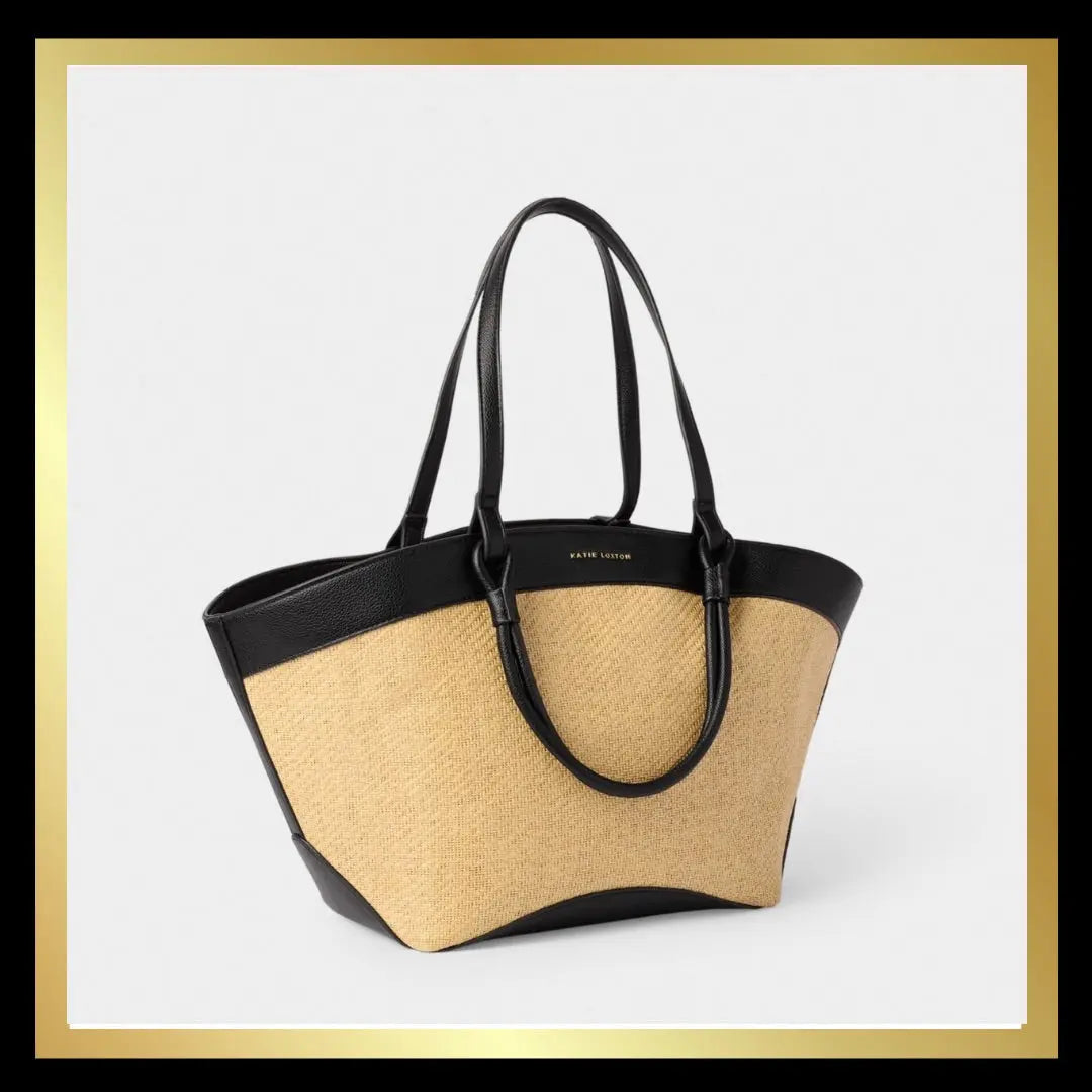 Riviera Raffia Tote Bag The Style Closet