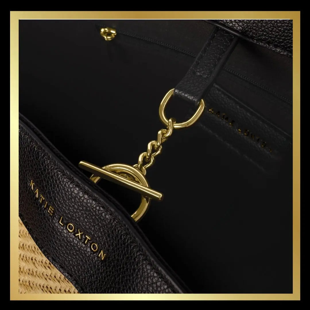 Riviera Raffia Tote Bag The Style Closet
