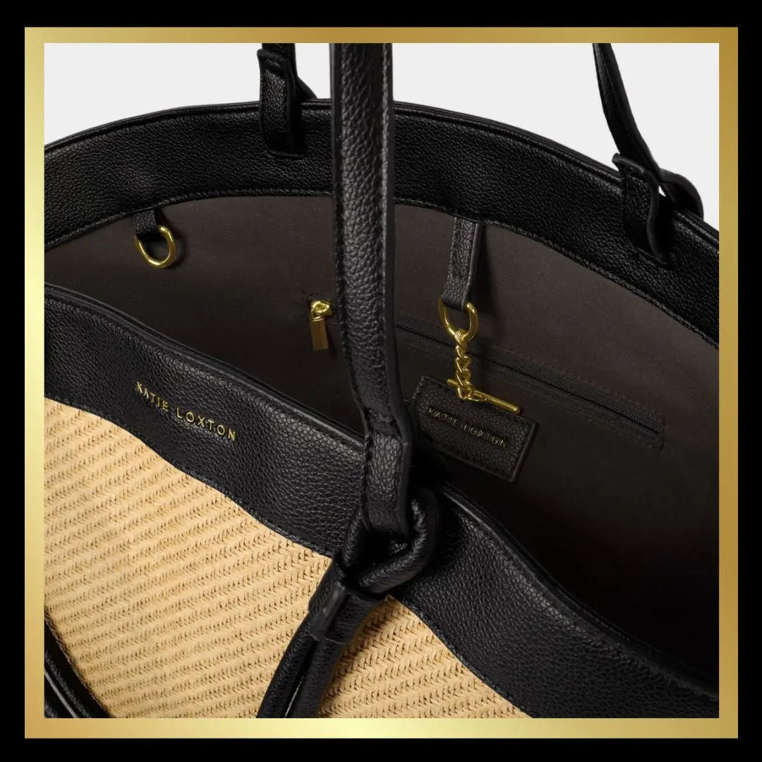 Riviera Raffia Tote Bag The Style Closet
