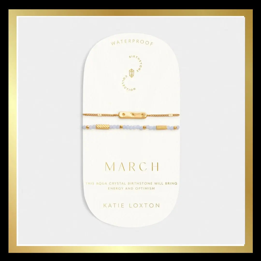 Waterproof Gold Birth month/Semi Precious Birthstone Bracelet The Style Closet