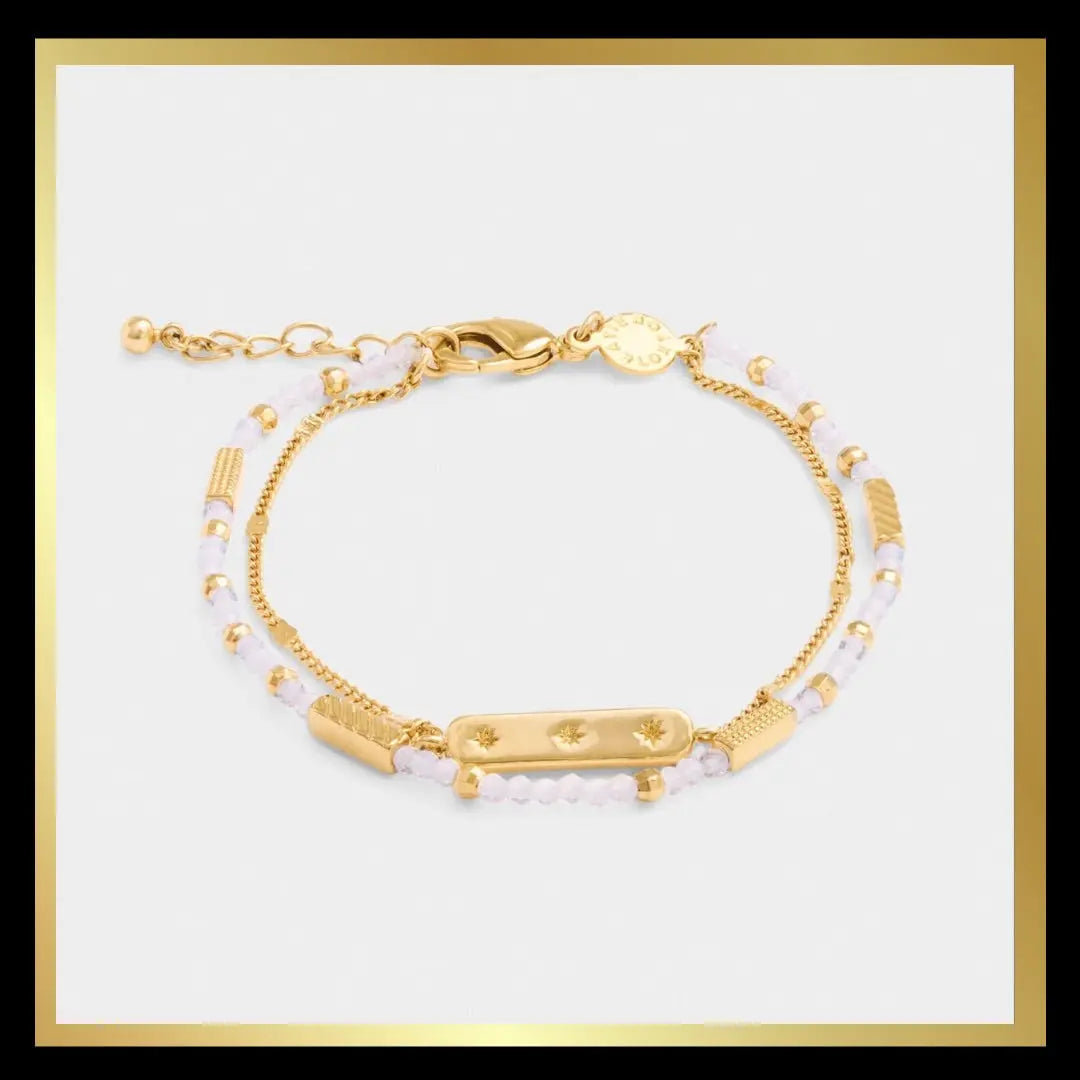 Waterproof Gold Birth month/Semi Precious Birthstone Bracelet The Style Closet