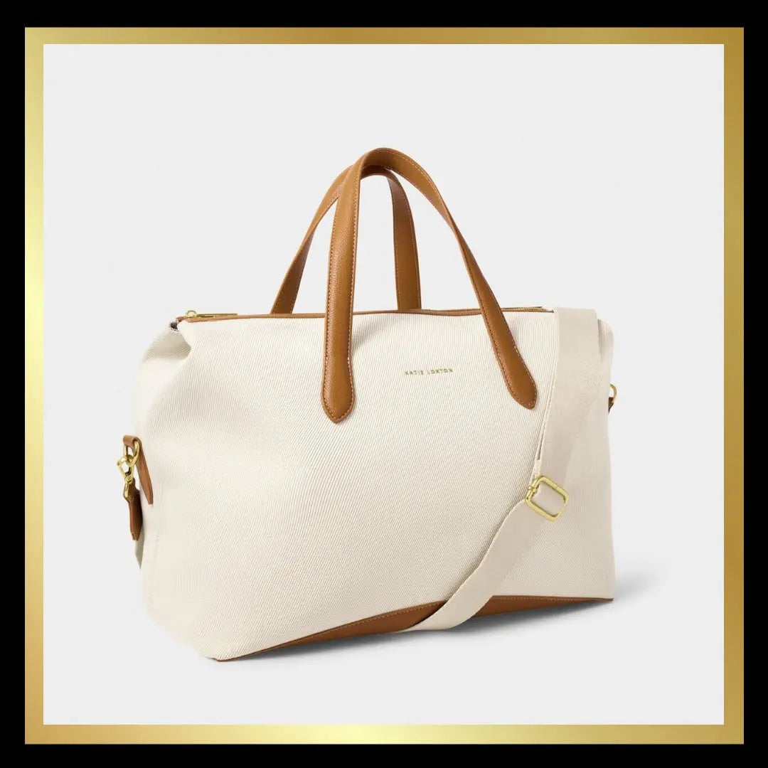 Canvass/Cognac Cabin Bag The Style Closet