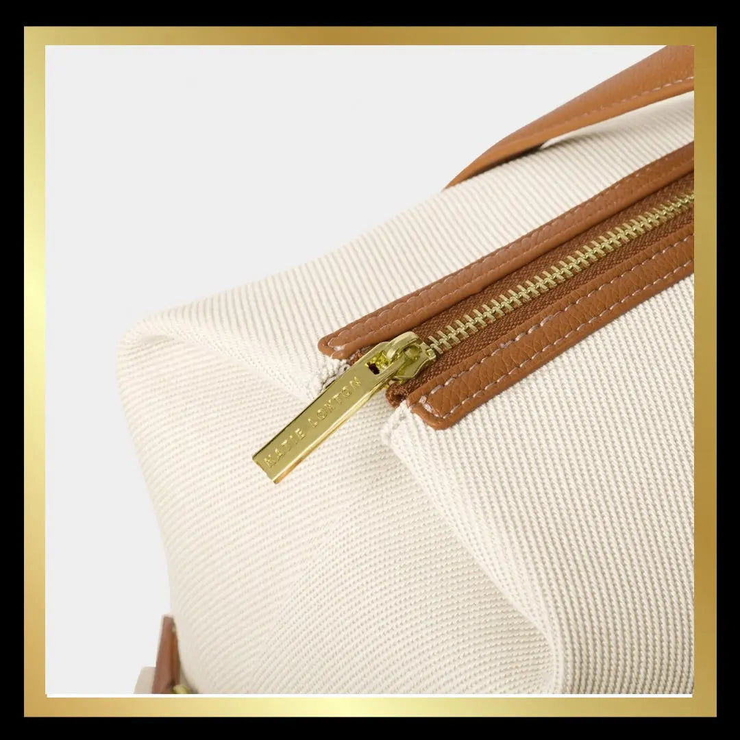 Canvass/Cognac Cabin Bag The Style Closet