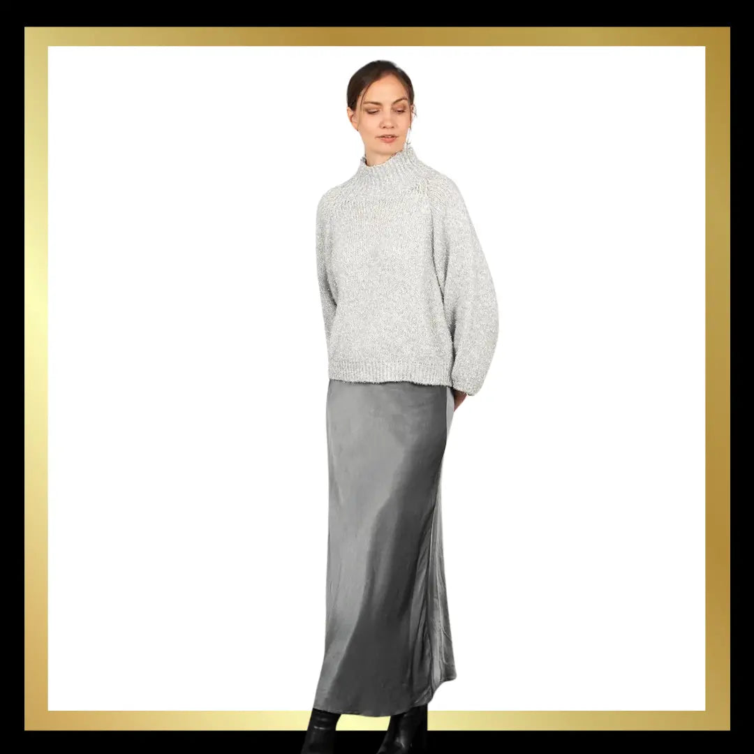 High quality bias cut Slip Skirt The Style Closet