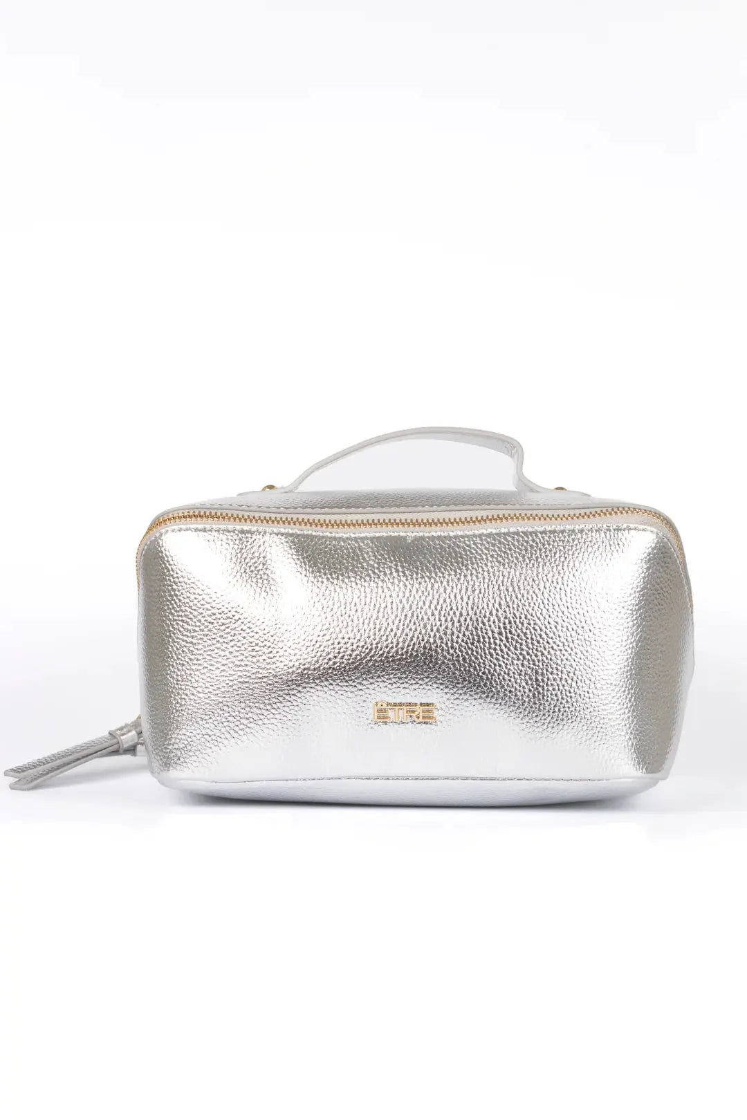 Mila Vanity Case - Metallic Faux Leather The Style Closet