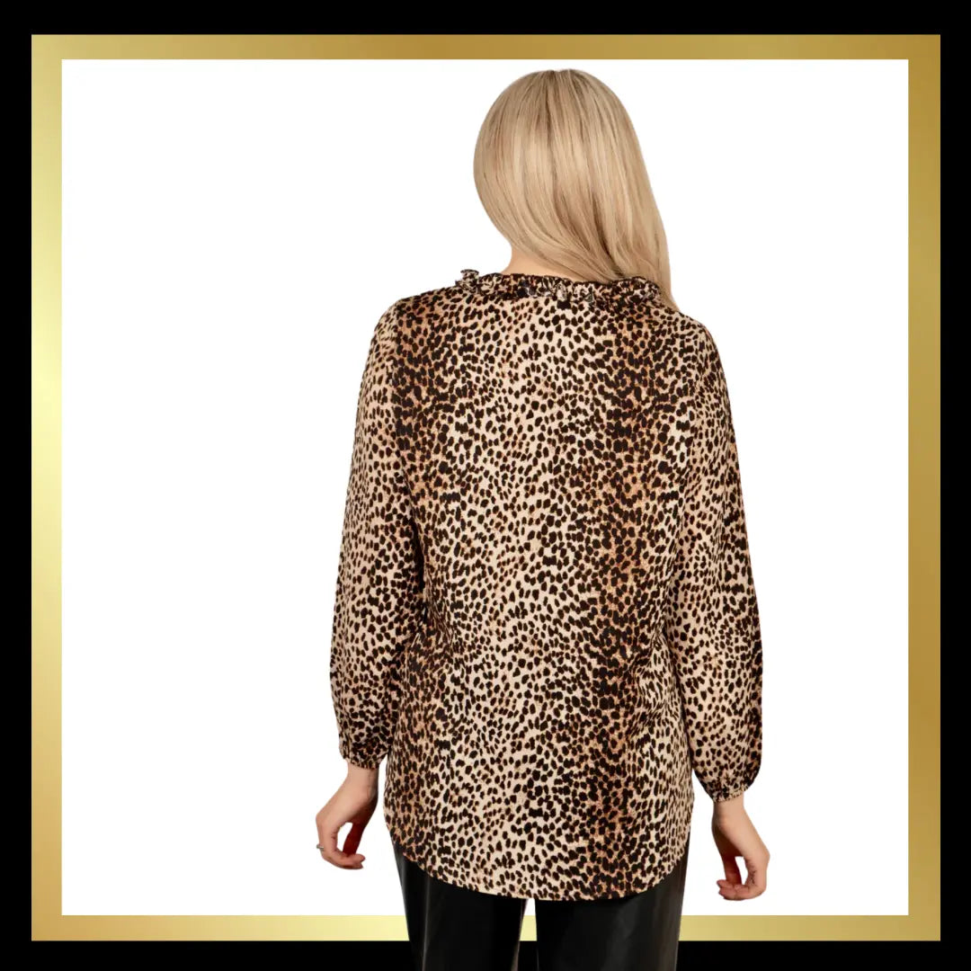 Leopard Print Blouse The Style Closet