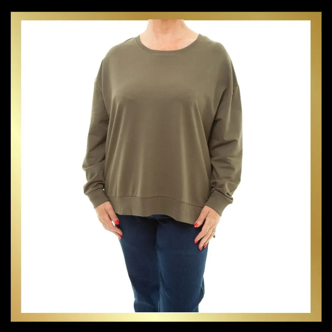 Plain Sweatshirts with Zip Detail - The Style Closet