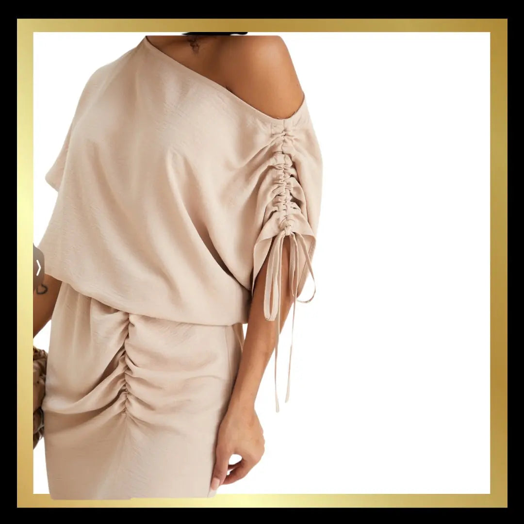 Off The Shoulder MIDI Dress The Style Closet