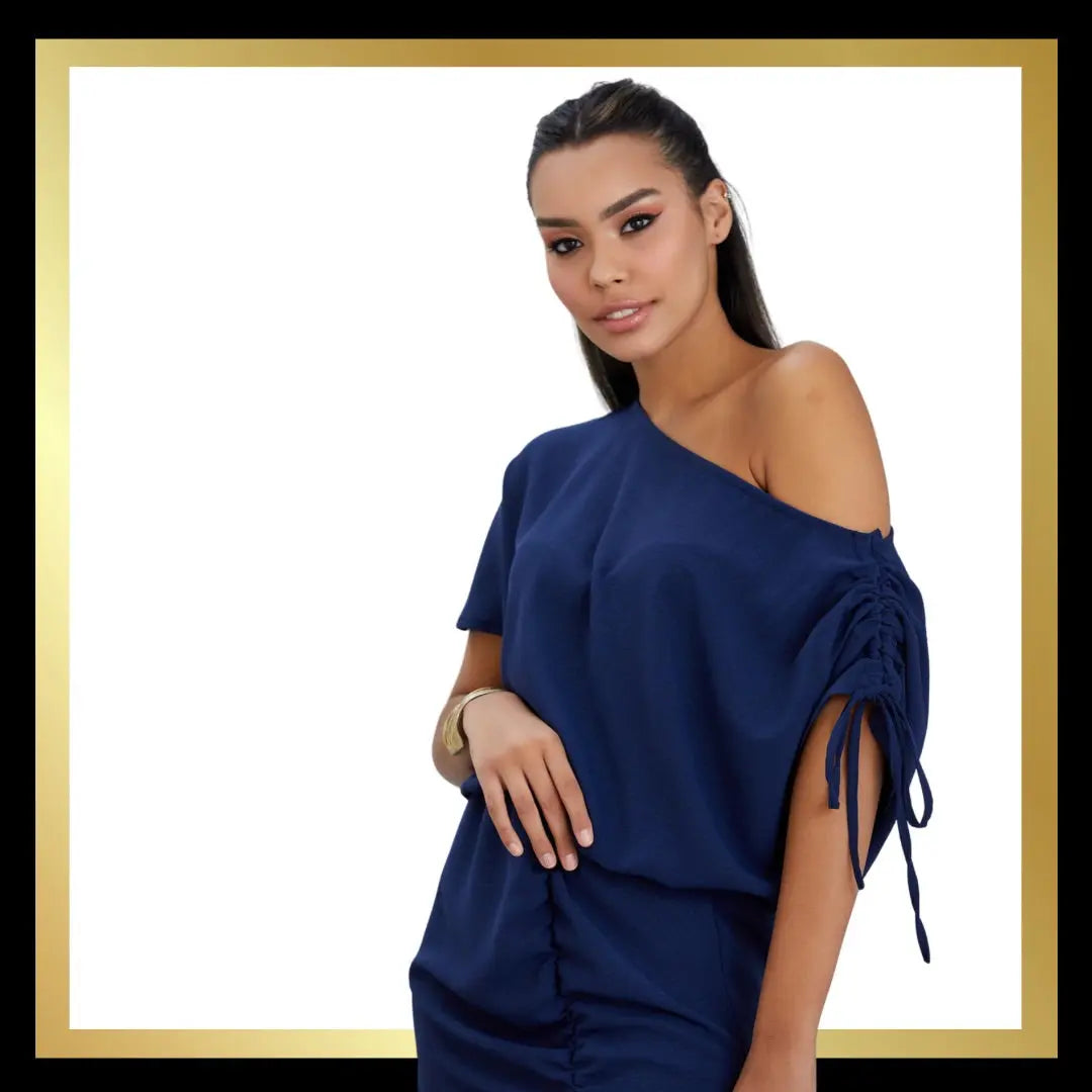 Off The Shoulder MIDI Dress The Style Closet