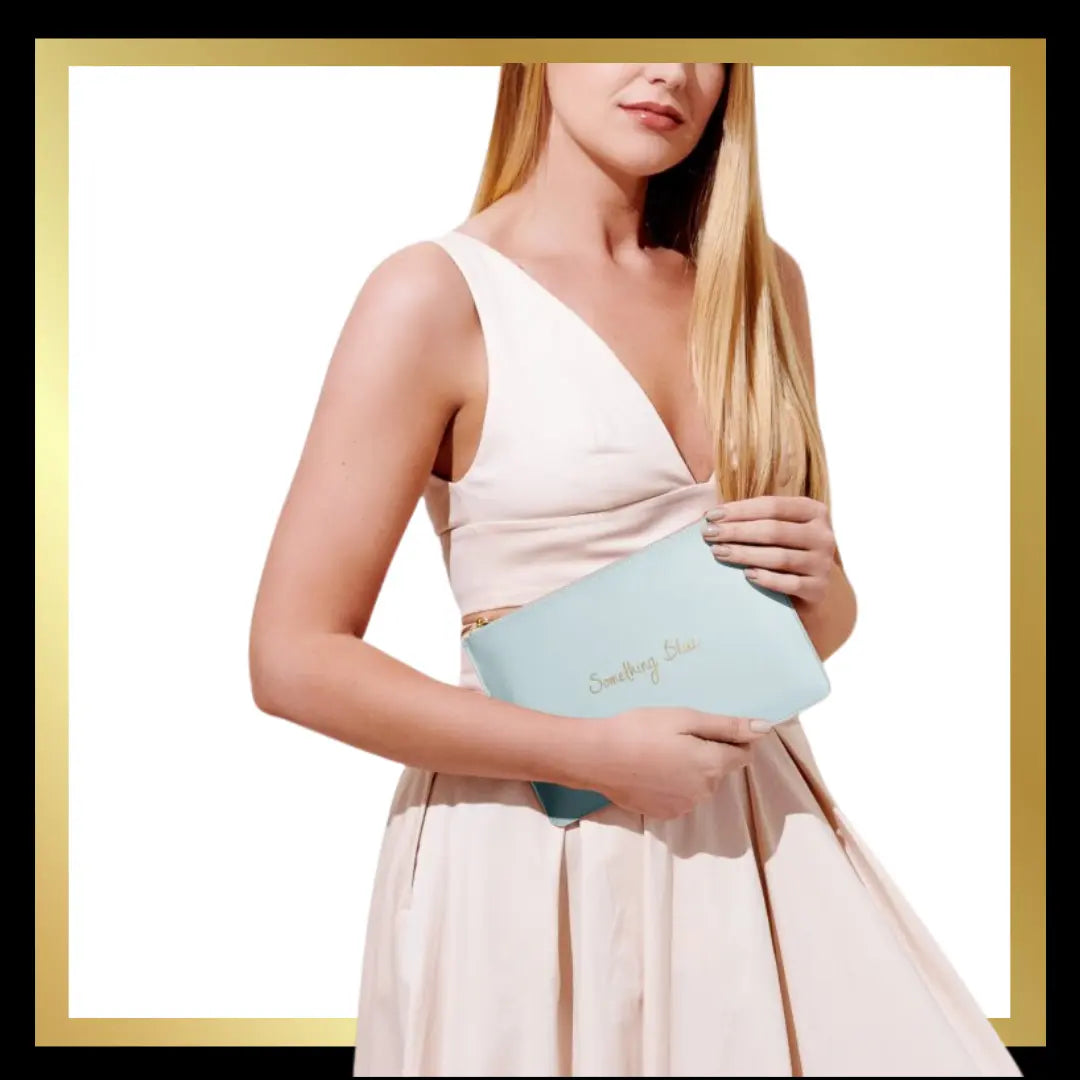 Pale Blue Secret Message Pouch - 'Something Blue' by Katie Loxton Katie Loxton