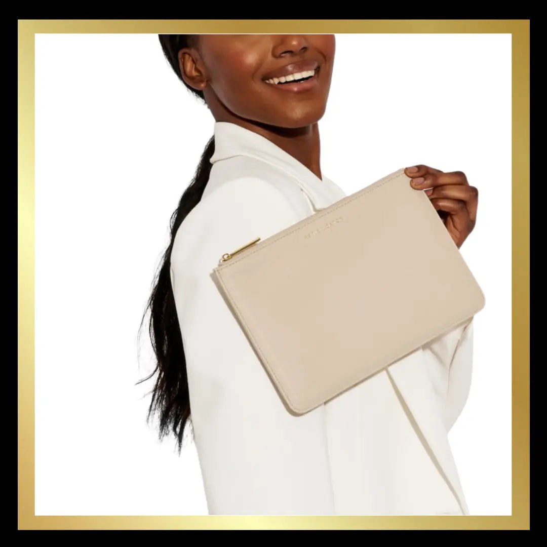 Light Taupe Baby Secret Message Pouch - 'You Got This Mama' by Katie Loxton Katie Loxton