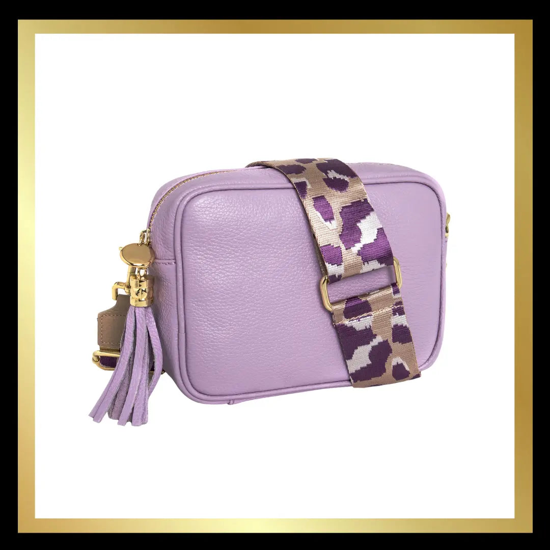 Camera Italian Leather Handbag - with additional side zip The Style Closet