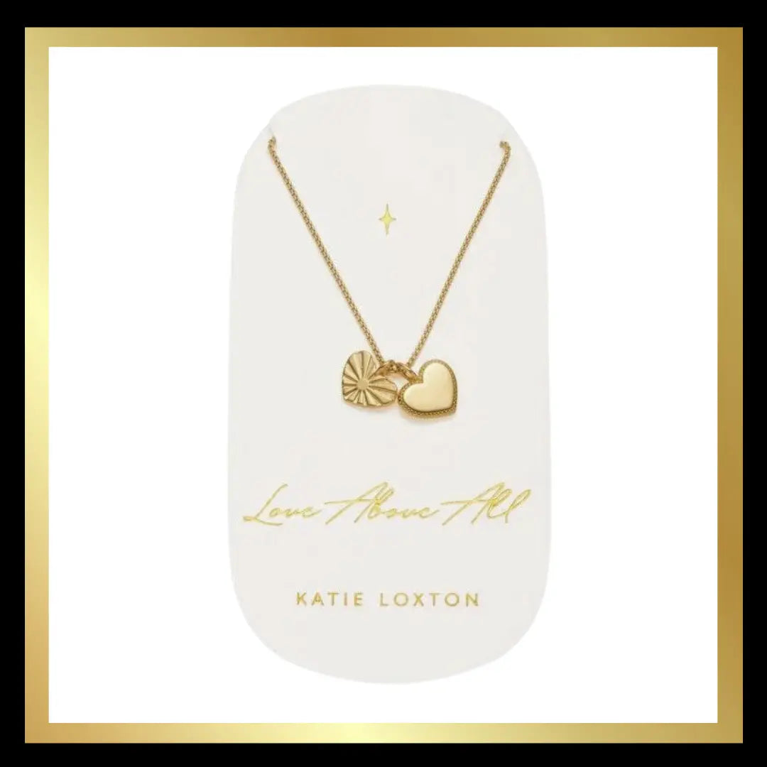'Love About All' Waterproof Gold Charm Bracelet by Katie Loxton Katie Loxton