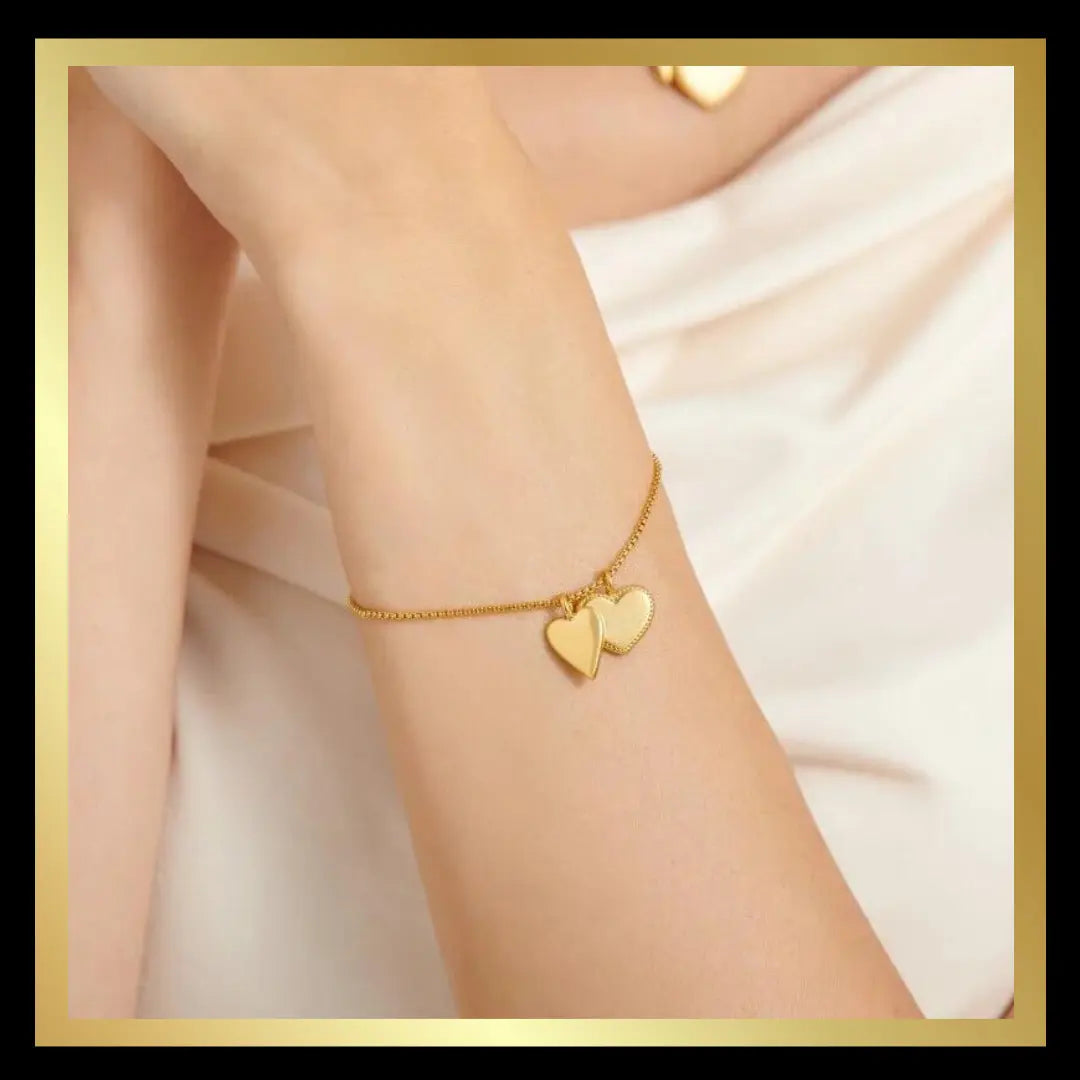 'Maid of Honour' Waterproof Gold Charm Bracelet by Katie Loxton Katie Loxton