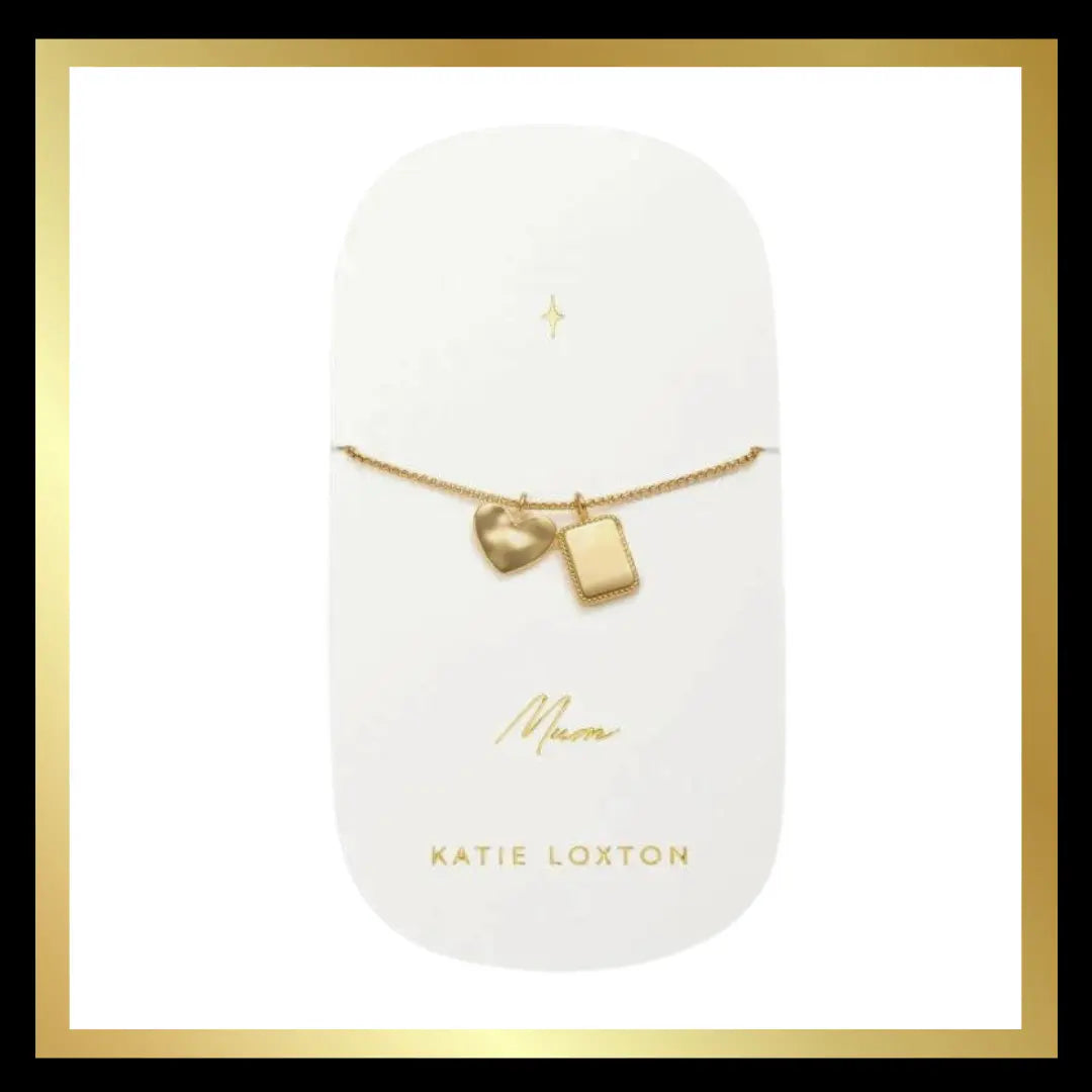 'Mum' Waterproof Gold Charm Bracelet by Katie Loxton Katie Loxton