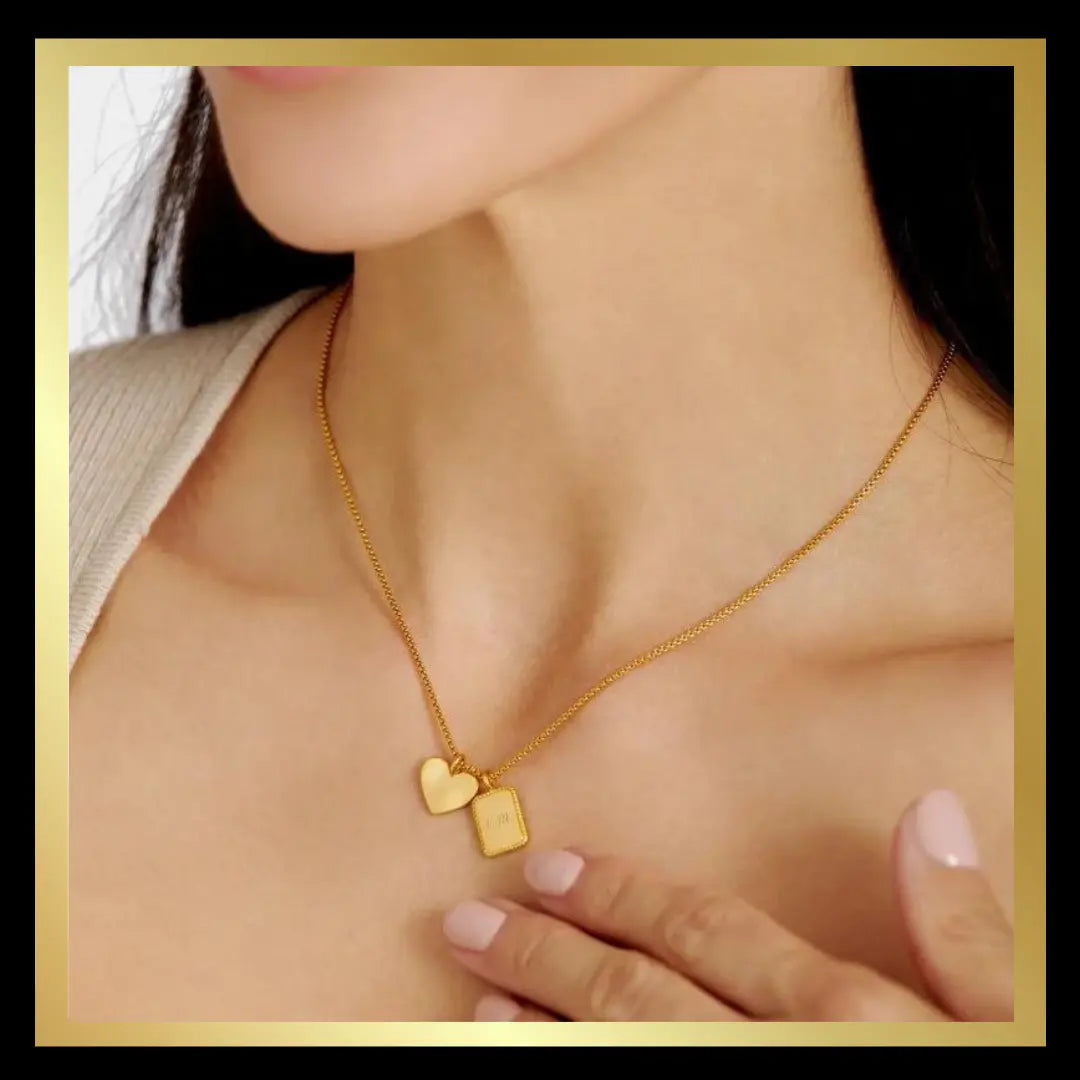 'Mum' Waterproof Gold Charm Necklace by Katie Loxton The Style Closet