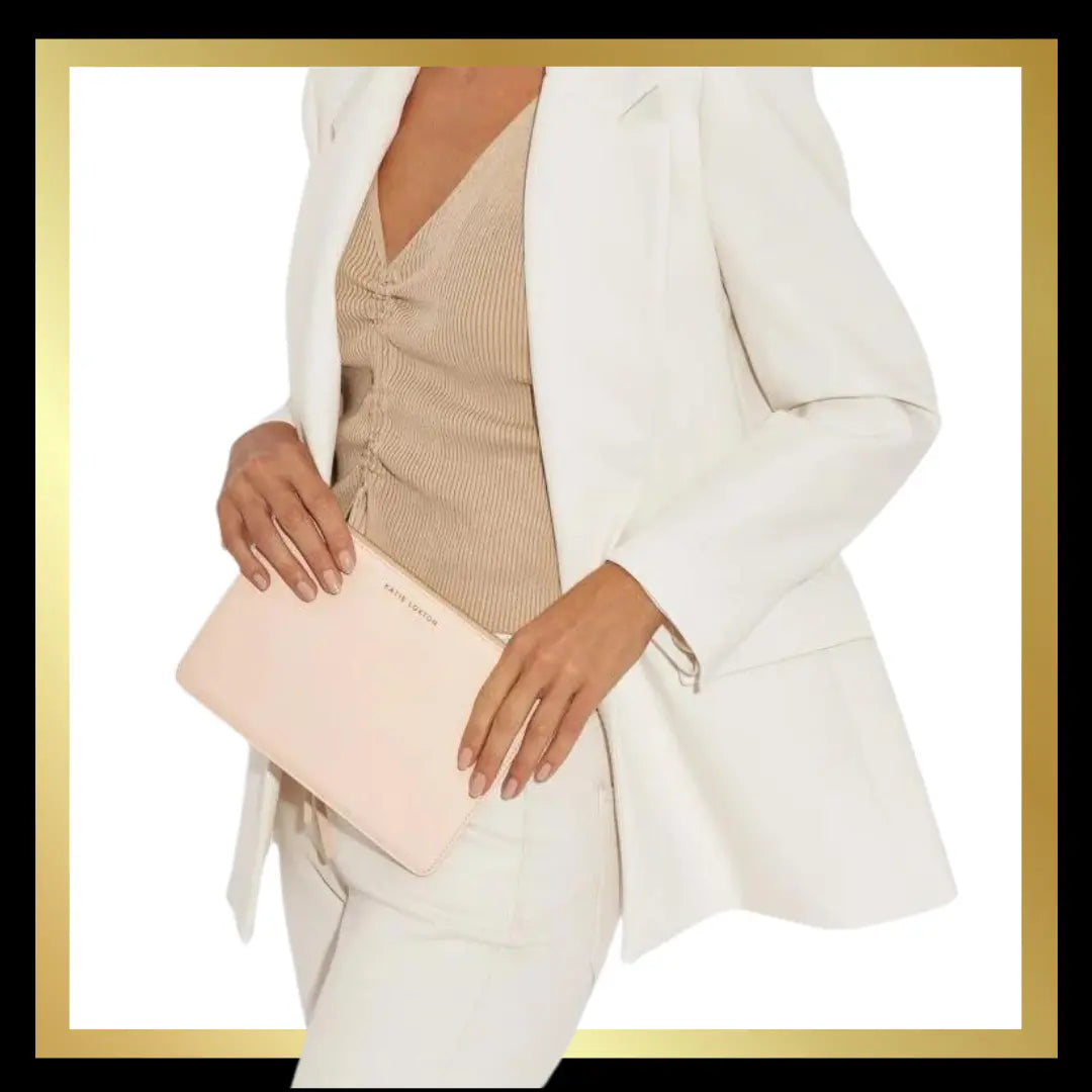 Pale Pink Baby Secret Message Pouch - 'Hello Baby Girl' by Katie Loxton Katie Loxton