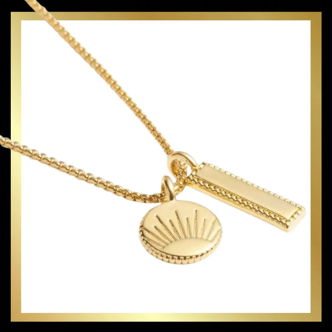 'Positivity' Waterproof Gold Charm Bracelet by Katie Loxton Katie Loxton