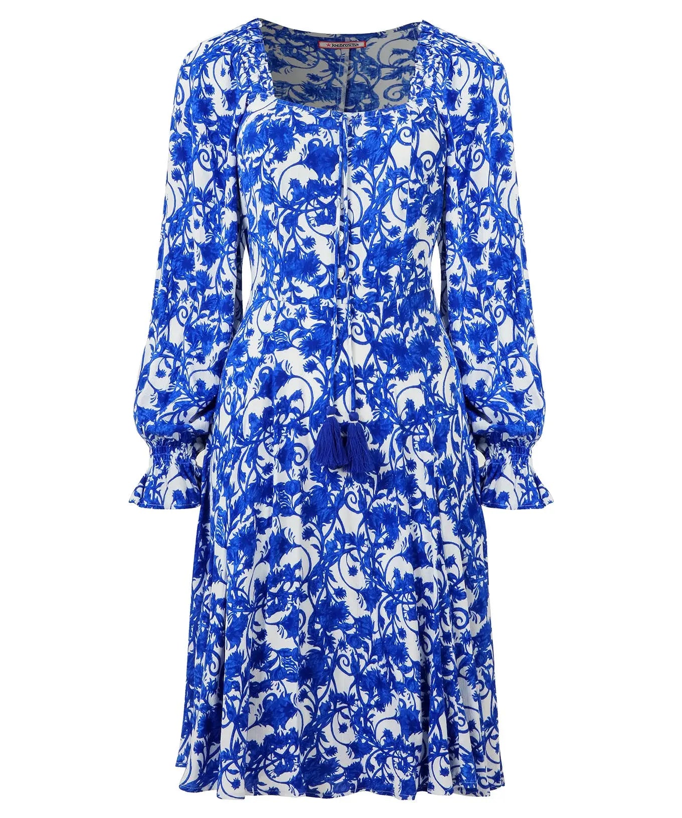 Grecian Dreams Short Dress: Blue / 8 Joe Browns